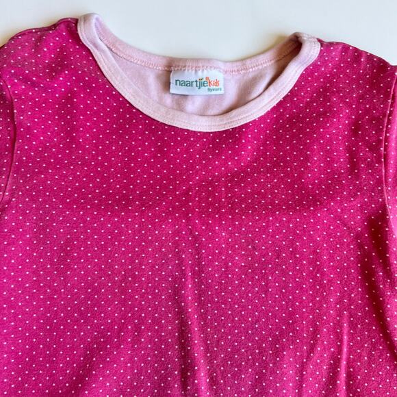 Naartjie Kids Pink Polka Dot Tunic - Picture 3 of 13